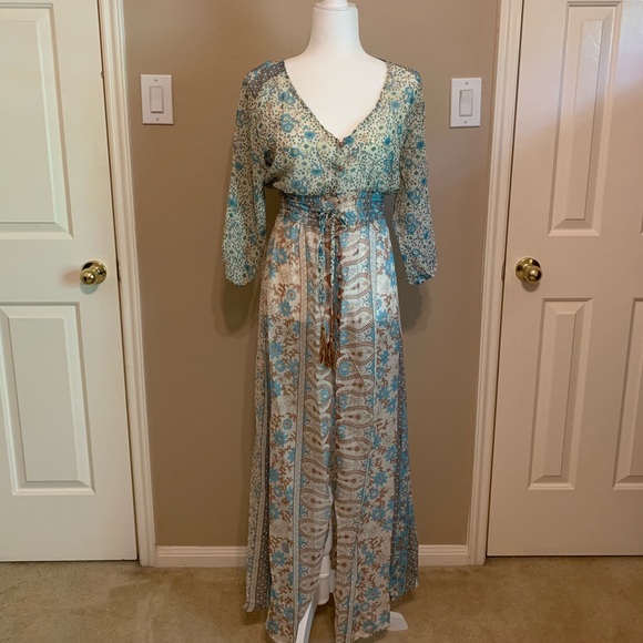 Boho Style Maxi Dress Sz XL - Picture 7 of 8